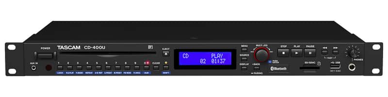 TASCAM CD-400U 2020's - Black image 1