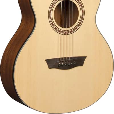 Washburn AGM5 Mini Grand Auditorium Acoustic Guitar, Spruce Top image 1