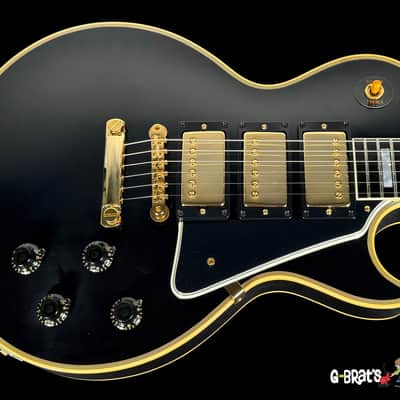 2025 Gibson Les Paul Custom '57 Triple Pickup Custom Shop VOS ~ Ebony image 1