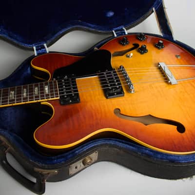 Gibson ES-335TD Semi-Hollow Body Electric Guitar (1972), ser. #745798, original black hard shell case. image 12