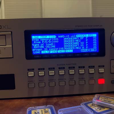 Akai CD3000XL MIDI Stereo Digital Sampler w 32MB RAM, ZuluSCSI 2026, 10X SD Analog & Digital Sound Library, New PSU, New LCD, New EPROM w OSv2.0, NOS CD-ROM w CD-R Library, Original English & Japanese Manuals  (1997) image 11