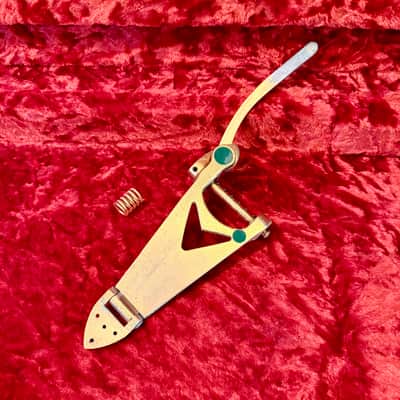 Gretsch Bigsby B6 vibrato tailpiece c 1960 - Gold 6122 country gentleman Chet Atkins Viking penguin falcon original vintage USA image 2
