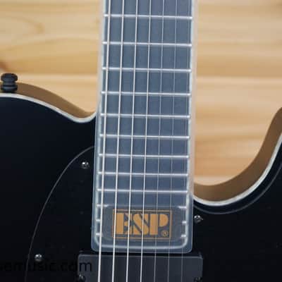 ESP E-II T-B7 Baritone - Black Satin image 3