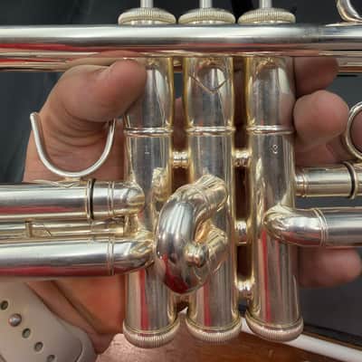 Giardinelli GTR10S Bb Trumpet by Eastman | Silver Plate | Bach Strad Style image 4