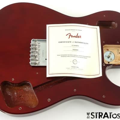 Fender AV II American Vintage Tele 1977 Custom BODY & HARDWARE 77 Wine image 2