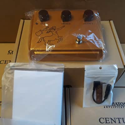 Ceriatone Centura 1:1 Klon Professional Overdrive (w/Horsie) Matte Gold  FRESH STOCK image 10