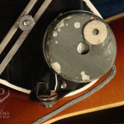 1965 Epiphone A412 Triumph Sunburst with wide nut width image 24