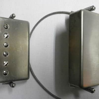 Humbucker Pickups PAF Nickel Silver RAW covers Vintage Gibson Custom Order by Q pickups image 2