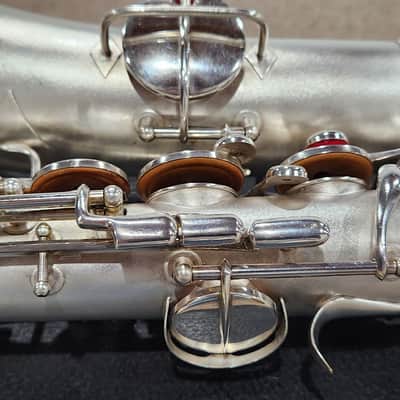 Mint condition C.G. Conn New Wonder II C-Melody Saxophone 1926 - Satin Silver Plate image 8