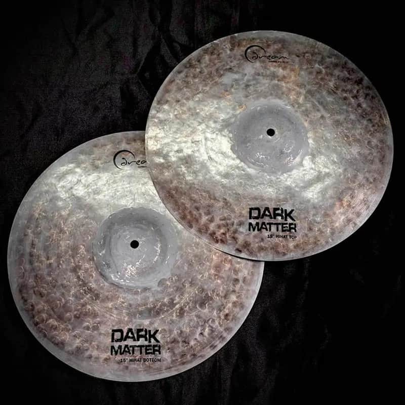 Dream Dark Matter Hi Hat Cymbals 15" DEMO MODEL image 1