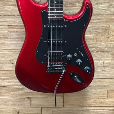 Series 10 by Bently  HSS Super Strat Guitar- 1980's -Candy Apple Red - 7lbs 8oz w/gig bag image 1