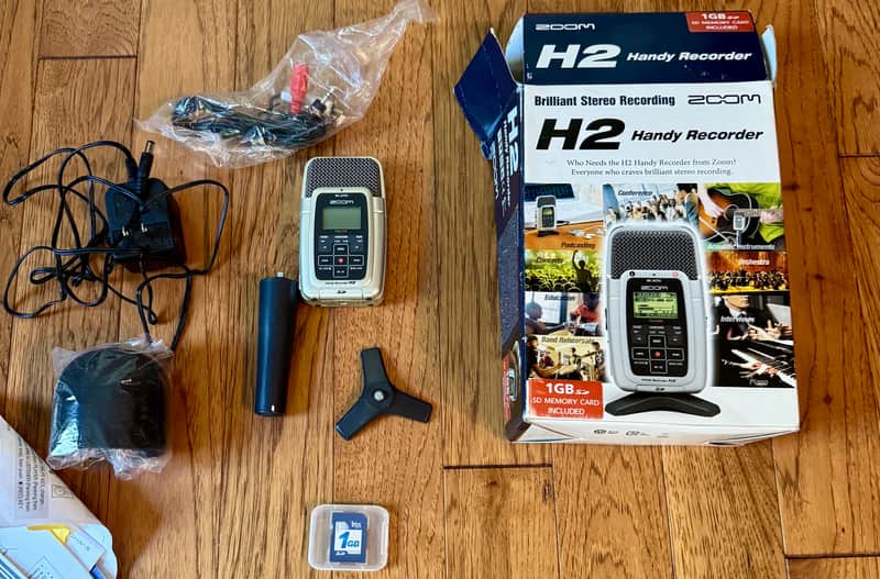 Zoom H2 Digital Handy Recorder with Box and Instructions Read Description image 1
