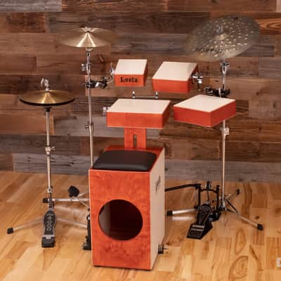 LOOTA PERFORMER 5 PIECE DRUM KIT, WILD CHERRY, WITH RIGHT FOOT PEDAL image 6