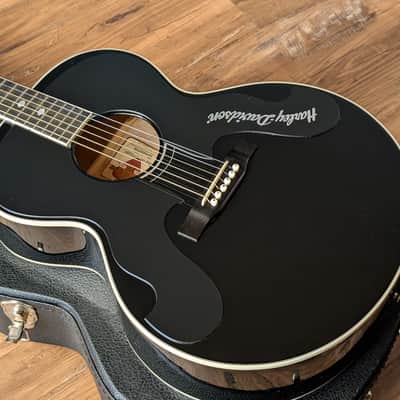 1994 Gibson J-185 Harley Davidson Limited Edition Jumbo Acoustic Guitar #724 EXCELLENT W/OHSC image 2