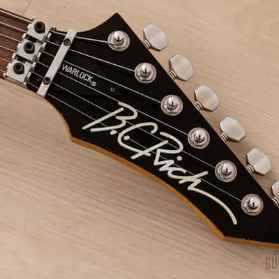 1989 BC Rich Warlock NJ Series Black w/ Floyd Rose, Japan image 4
