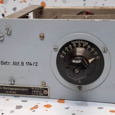 Siemens Tube Studio Aplifier 》EZ11 EF14 EF12 》Betr. Abt. B 114/2 》  》STUDIOVERSTARKER image 5