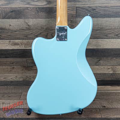 USED-Squier Classic Vibe '70s Jaguar Electric Guitar - Daphne Blue Finish image 5