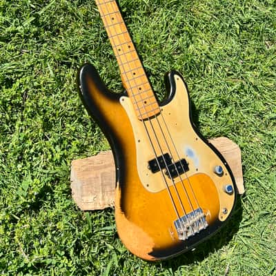 Vintage Fender Fullerton 57 Reissue Precision Bass Guitar 1982 image 7