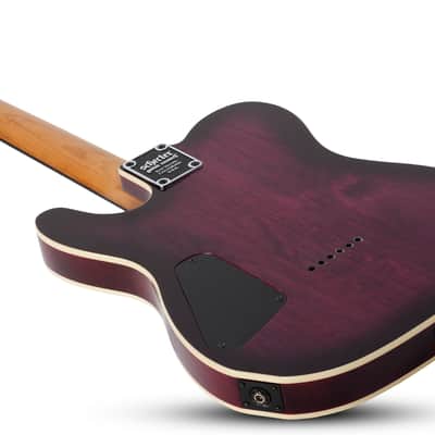 Schecter PT Pro Trans Purple Burst Electric Guitar + Free Gig bag - See Actual Pics Bild 4