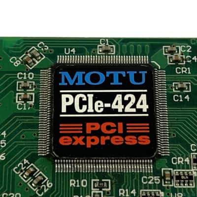 MOTU PCIe-424 PCI Express AudioWire Interface Card 2000s - Black TGHM image 8