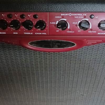 Line 6 Spider 212 100-Watt 2x12" Stereo Digital Modeling Guitar Combo 2000 - 2001 - Black / Red image 9