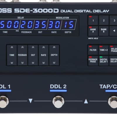 Boss SDE-3000D Dual Digital Delay Pedal