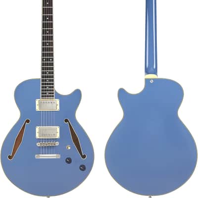 D'Angelico Excel SS Tour Semi-hollowbody Electric Guitar - Slate Blue image 6