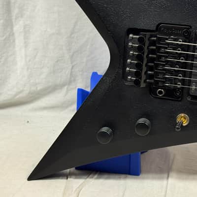 Washburn USA Custom Shop Vindicator Flying V Guitar with Case - Black image 7