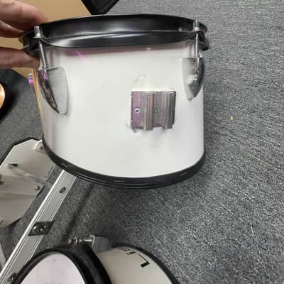 Grove Percussion Marching Toms (As Is) - White image 7