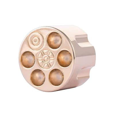3pcs Guitar Potentiometer Control Knobs for 6mm(0.24”) Dia. Shaft Pots - Knurled Volume and Audio Switch Knob Replacement for Electric Guitar or Precision Bass - Zinc alloy, Golden image 2