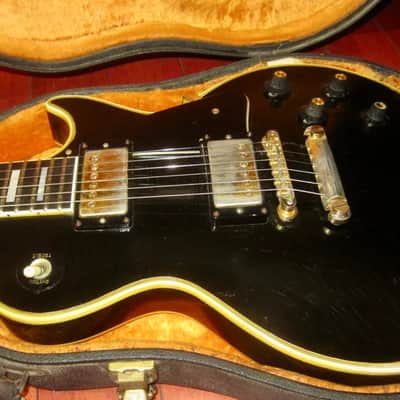 1969 Gibson Les Paul Custom Black Beauty w/ Original Hardshell Case image 12