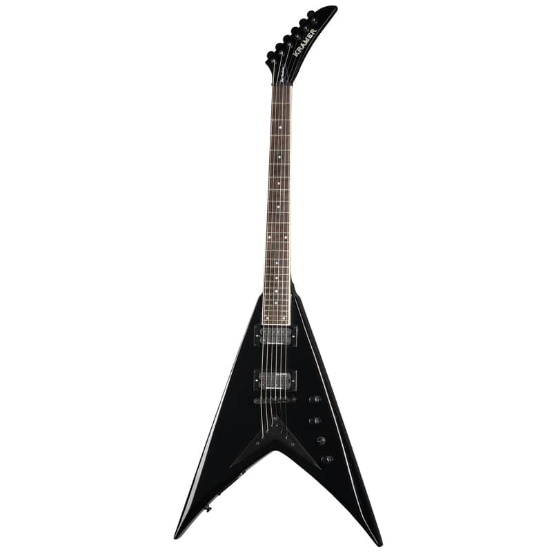 Kramer Dave Mustaine Signature Vanguard Electric Guitar, Ebony - Open Box Demo image 1