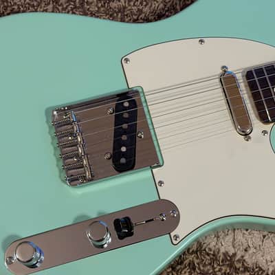 2024 Fender MIJ Junior Collection Telecaste Satin Surf Green Made in Japan image 3