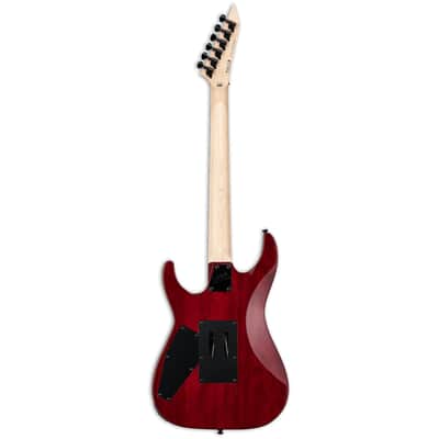 ESP LTD M-200FM - Roasted Jatoba Fingerboard, See Thru Red image 3