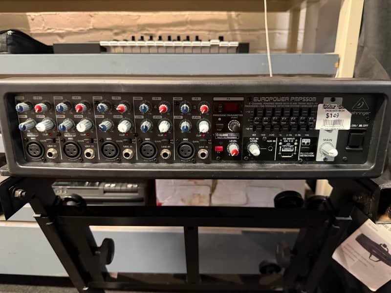 Behringer Europower PMP550M 5-Channel 500-Watt Powered Mixer 2010s - Standard image 1