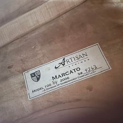 Artisan Strings Marcato Model 100 3/4 Cello w/ Gig Bag 2006 SN: 4263 image 2