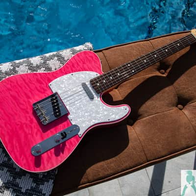 2025 Fender Limited Edition - Fender / ISHIBASHI FSR MIJ Traditional 60s Custom Telecaster KILLER AAAA Quilted Maple Top / Ash Back - Like New/Unplayed - Pro Set Up w Perfect Frets/Action/Intonation! image 12