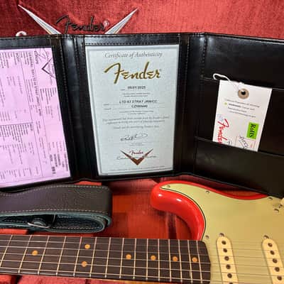 Fender Limited Edition Custom Shop 1963 Stratocaster Journeyman Relic RW 2025 - Aged Fiësta Red image 15