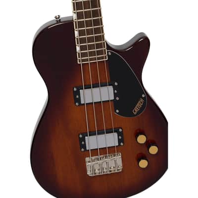 Gretsch Streamliner Jet Club Short-scale Electric Bass Guitar - Havana Burst image 4