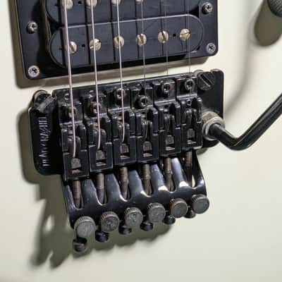 Alpha Matsumoku Japan Kramer Charvel style super strat 80's White image 9
