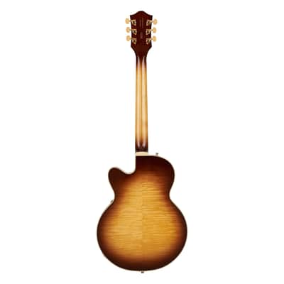 Used Gretsch Broadkaster Jr. LX Figured CB w/ String-Thru Bigsby - Caramel Dawn image 8
