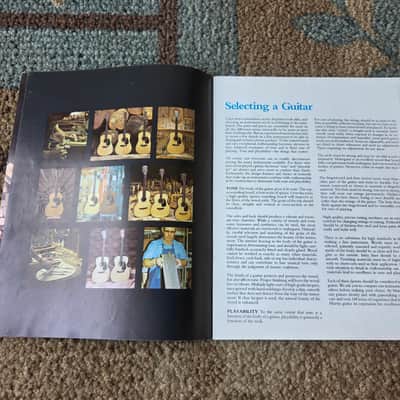 Vintage 1977 CF Martin Instruments Guitar Catalog! Rare, Original Case Candy, Paperwork! image 3
