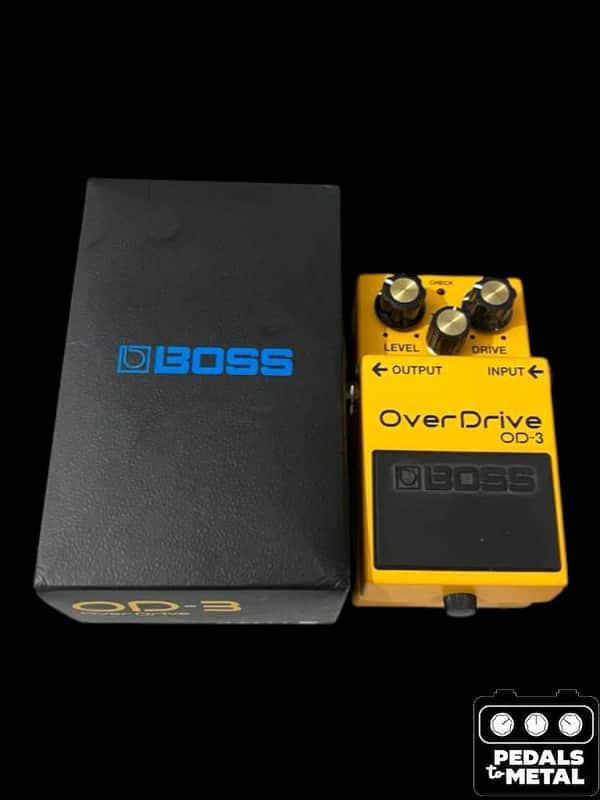 Boss OD-3 OverDrive (Silver Label) 1997 - Present - Yellow - X18553 image 1