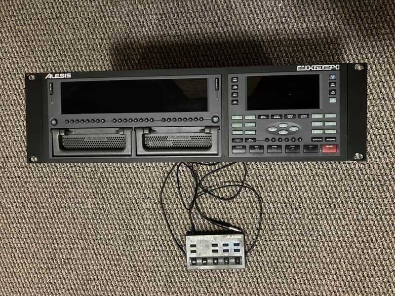 Alesis HD24 Rackmount 24-Track Hard Disk Audio Recorder 2010s - Black