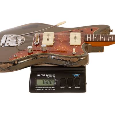 Fender Custom Shop Masterbuilt (Dale Wilson) Custom '59 Jazzmaster Heavy Relic Charcoal Frost Metallic Over Black (One of a Kind) #CZ557907 image 20