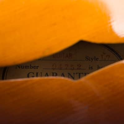 Gibson L-7 Arch Top Acoustic Guitar (1937), ser. #94752, brown hard shell case. image 15