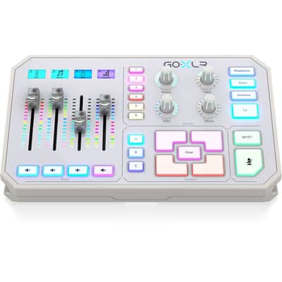 TC-Helicon GoXLR 4-channel USB Streaming Mixer with Voice FX and Sampler - White image 2