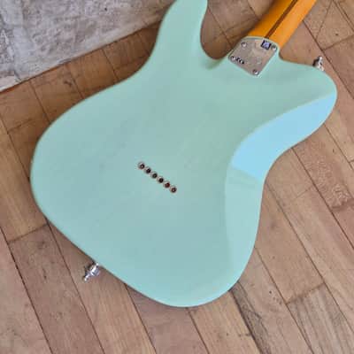 Fender American Ultra Luxe Telecaster 2022 - Transparent Surf Green image 11