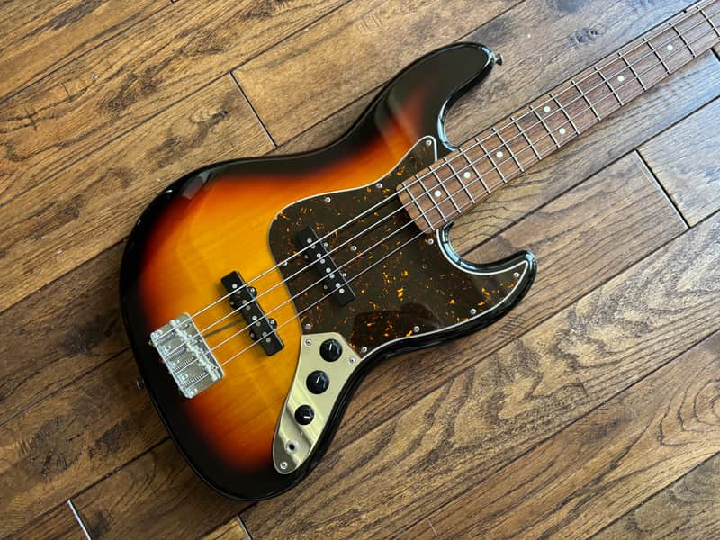 2013 Fender JB62-US ‘62 Reissue Jazz Bass USA Pickups Sunburst MIJ Japan image 1
