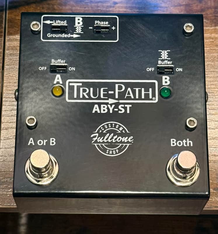 Fulltone Custom Shop True-Path ABY-ST Soft Touch V2 2019 - Present - Black image 1